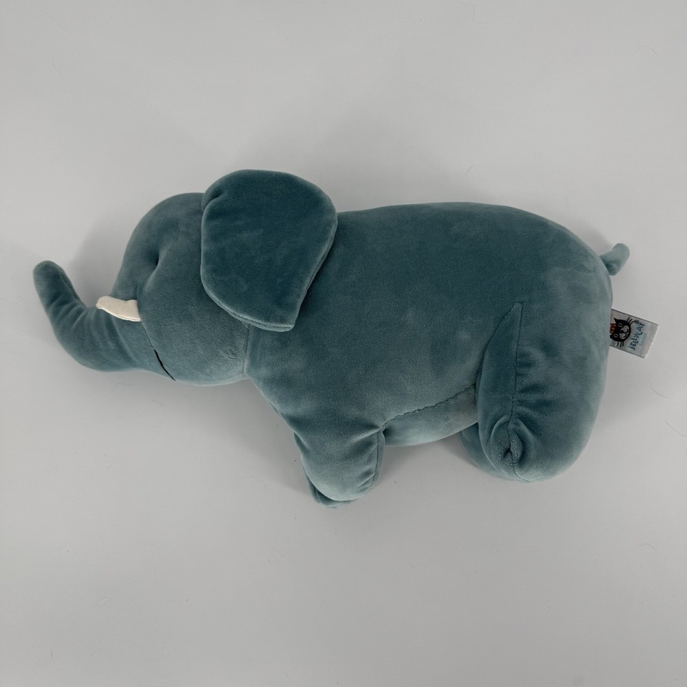 Jellycat Mellow Mallow Elephant Elly 17" Blue Stuffed Animal Plush London Large